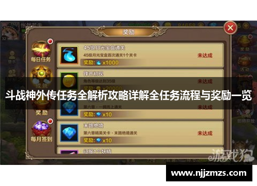 斗战神外传任务全解析攻略详解全任务流程与奖励一览